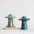 Round Stoneware Mushroom Lanterns