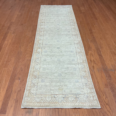  Handmade Khotan Pomagranate Design Wool Runner