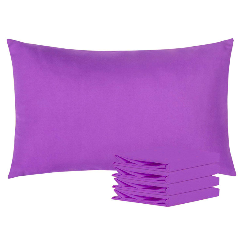Taies d'oreiller de lit, 1800 grandes taies d'oreiller en microfibre brossée avec fermeture à enveloppe - 20 x 30 pouces - NTBAY