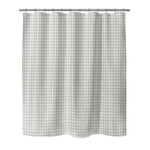 Ebern Designs Hartin Polka Dots Shower Curtain & Reviews | Wayfair
