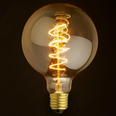 B22 LED Bayonet Filament Bulb, A60 4W(40W Equivalent) Non-Dimmable, 450LM, Cool White 6000K, Vintage Clear Glass Globe Energy Saving Light Bulbs