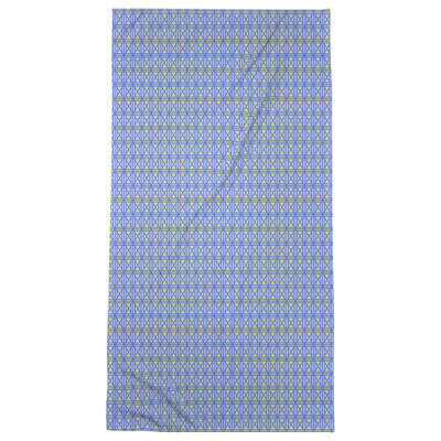 Serviette de bain à losanges
