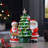 12" Santa & Mrs Claus Nostalgic Ceramic Tree-62710644
