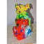 Statue bouledogue multicolore en résine Inko 16 po x 9 po x H 13 po Inko