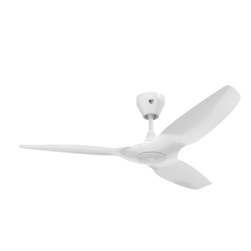 Haiku L Smart LED Downrod Ceiling Fan, White, 52" Wide