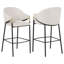 Chaise rembourrée en tissu Farlow beige-1271752431