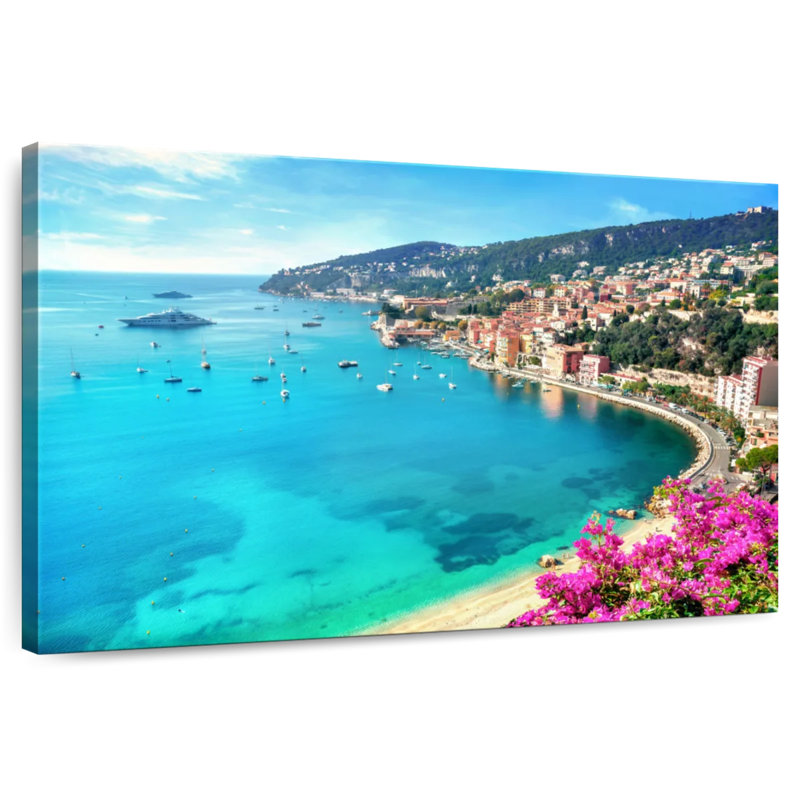 Gillard Villefranche-Sur-Mer Coastal Gillard, H 16 po x l 24 po