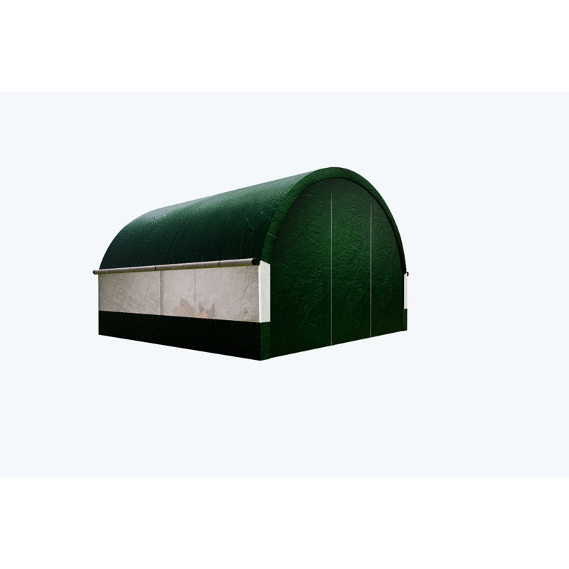 Cage à poulet avec structure en métal, dispositif de verrouillage automatique, verrou en tissu Pe verrouillable spacieux et sécuritaire, housse pour l'extérieur