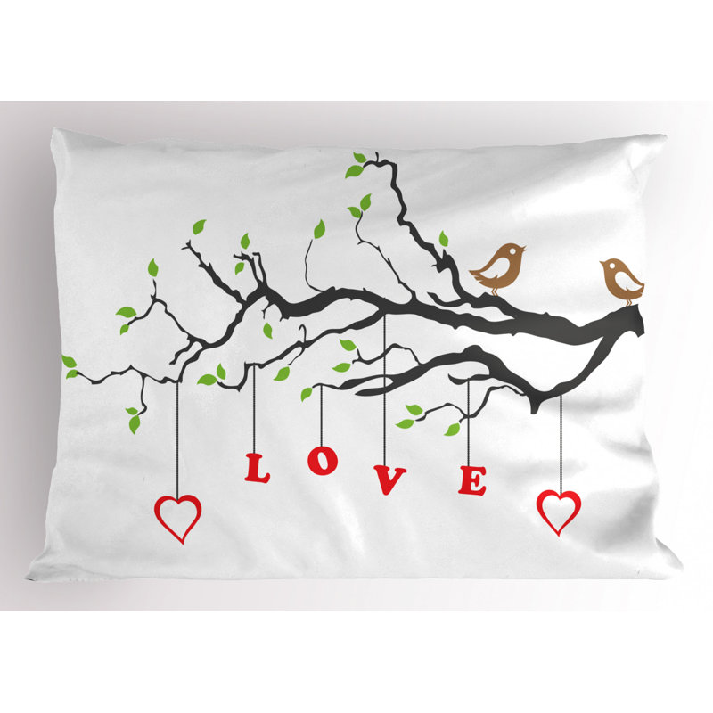 Love Polyester Sham Set, Twin