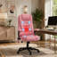 Chaise de bureau pivotante en velours moderne avec dossier à bulles et base roulante pour le bureau à domicile
