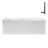 Streamline 60 in. x 32 in. Acrylic Left-Hand Drain Alcove Bathtub in Glossy White With External Drain-108366728