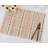 Surabaya Collection 95% Water Hyacinth - 5% Polyester Striped Rectangle Placemat