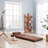 Triple Fold Down Sofa Bed, Adjustable Floor Couch Sofa With One Pillow, 5 Reclining Position, Convertible Upholstered Guest Sleeper