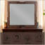 Miroir au fini chêne récupéré