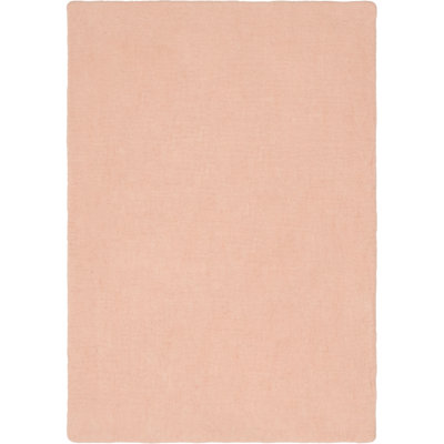 Solid Colour Wool Hand Woven Area Rug