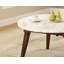 Table basse en marbre blanc Gasha