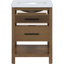 Meuble-lavabo de 24 po en pierre d'ingénierie et en bois massif Oakwell-798943800-798943802