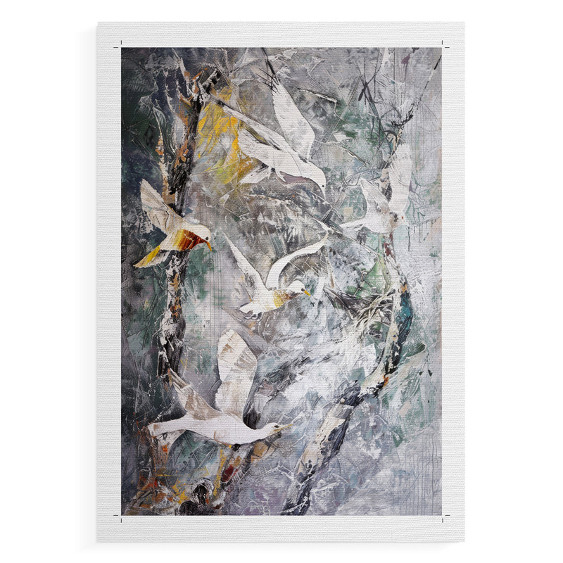 ANIMAUX série XVIII - reproduction de toile seulement - non encadrée, H 27 po x l 18 po