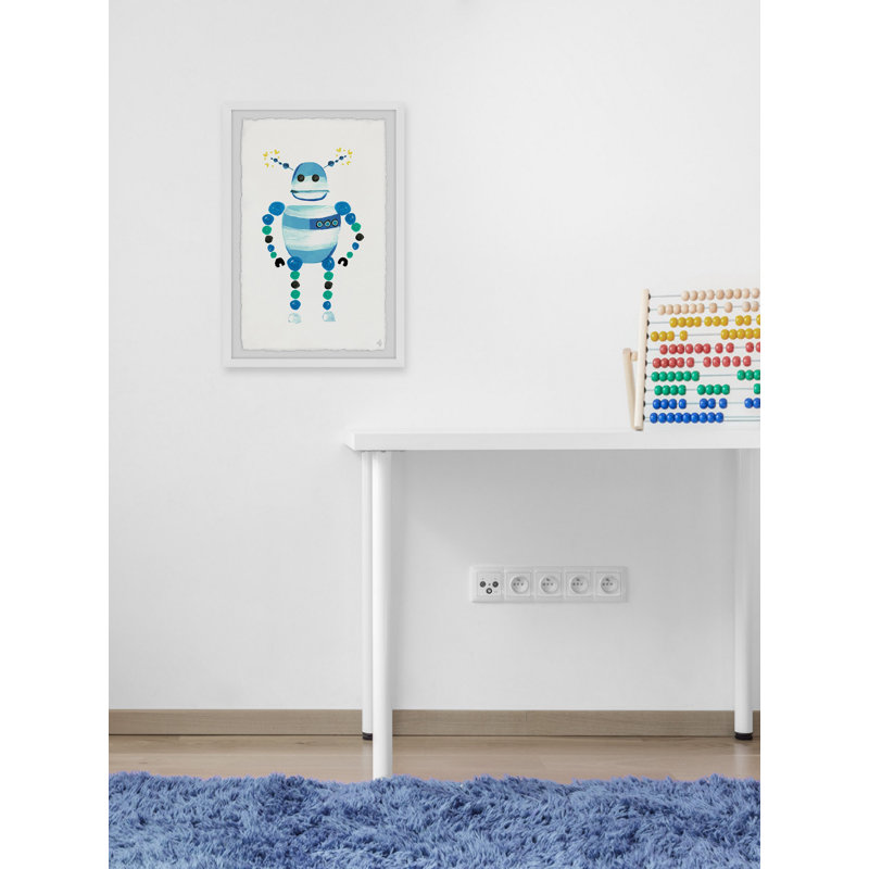 «Circular Bot», reproduction encadrée Broughton, H 45 po x l 30 po x P 1,5 po