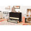 Lit escamotable double avec grands tiroirs, espresso-1442220428