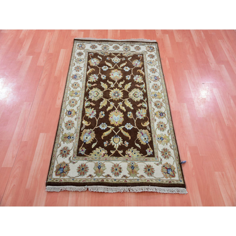 Tapis rectangulaire en laine New Age Bybal One-of-a-Kind Bybel