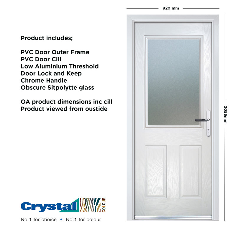 Ready to Install Composite Prehung Front Door