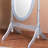 Characteristic Silver Finish Mirror In Traditional Queen Charming Style With Accent-393181678