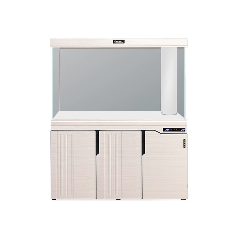 Aquarium moderne 140-150 gallons en bois massif Eco, Beige
