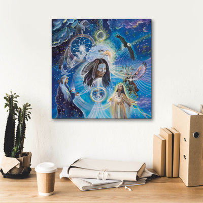  «The Eagle's Gift» par Verena Wild, art mural sur toile