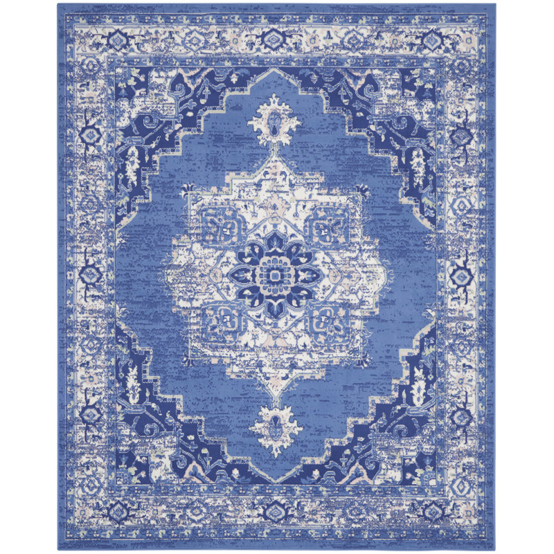 Floral Indoor Rug, Rectangle 7' x 10'