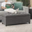 40 Inches Upholstered Storage Ottoman Bench-1159639435