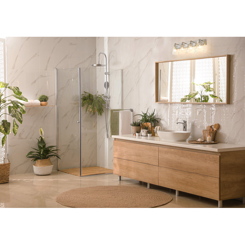 Flitwick 4 - Light Dimmable Vanity Light, Brushed Nickel