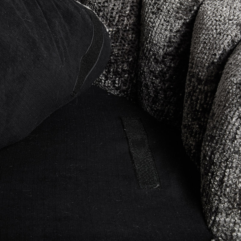 55" Durable Oversized Bean Bag Sofa, Grey Polyester