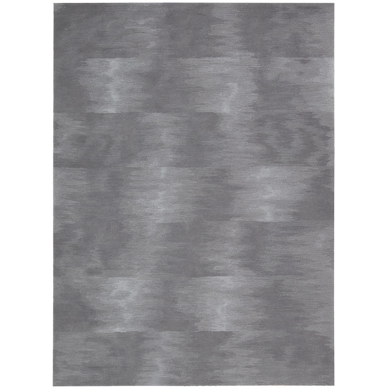Reflective Wool Abstract Indoor Rug, Rectangle 9'6" x 13'