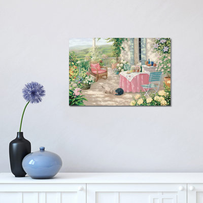Brunch by Peter Motz - Wrapped Canvas Panoramic Painting