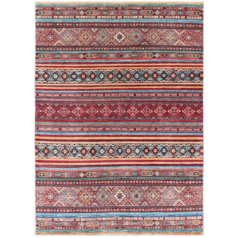 Aillene Oriental Hand Woven 210cm X 295cm Area Rug