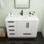 Meuble-lavabo autoportant avec tiroirs latéraux Carla-2065889996-2065889993
