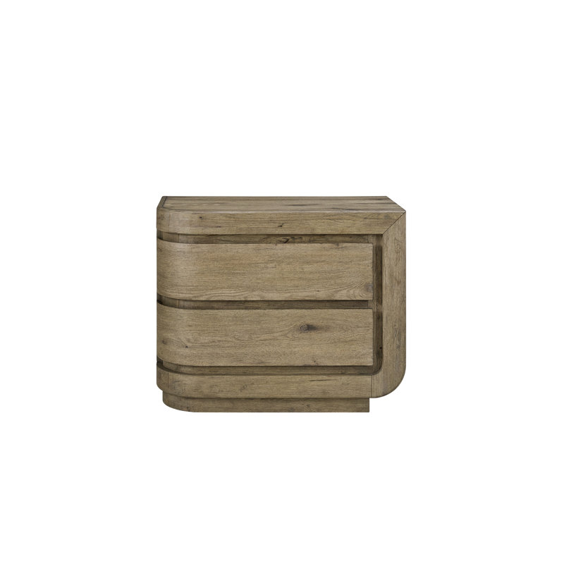 Table de chevet droite en chêne English Knotty Oak