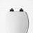 Bennett Round Toilet Seat, Slow Close Wood Seat, Secure Metal Hinges, Easy Install-102039938
