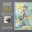 Impression encadrée Bright Heron Fresco I-Premium - prête à être accrochée - aucun clou requis - aucun clou requis-108020554-108020557