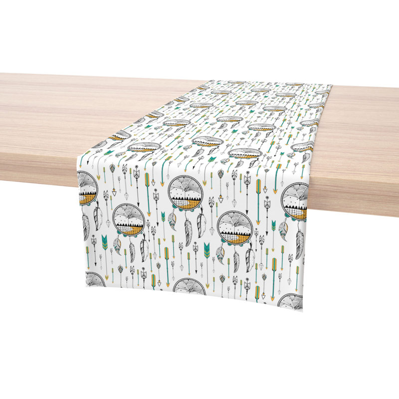 Rectangular Cotton Twill Table Runner, 108" L x 16" W