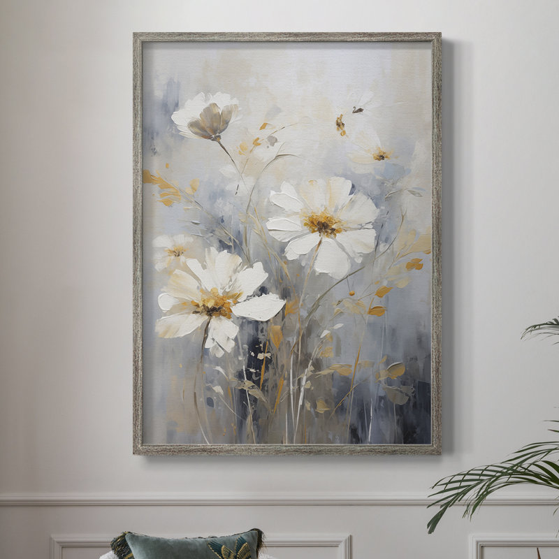 Reproduction encadrée FLORAL Series CCCCI - bois massif, H 11 po x l 9 po