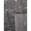 Tapis Anley en laine tissée à la main, écologique - 76 x 183 cm, format couloir, couleur blanc anthracite, design contemporain, épais et à poils longs, antidérapant, idéal pour le salon et la chambre.-1479010784