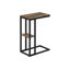 Table d'appoint, en forme de C, bout, côté, collation, salon, chambre à coucher, métal, stratifié-1447032673-1423404432