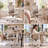 Office Chair Ergonomic Desk Chair with Lumbar Support&Headrest&Flip-up Arms Height Adjustable Rocking Swivel Computer Chair Multi-Angle from 90° to 125° with 350LBS Capacity-1198188764