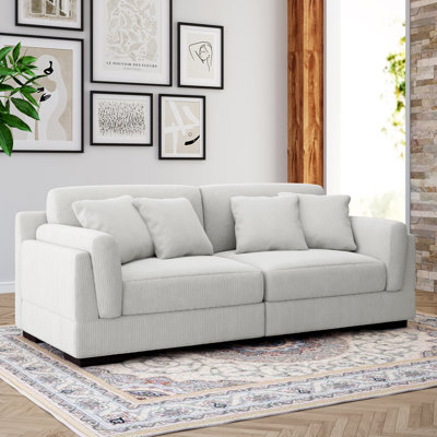 Ainara 230Cm Square Arms Sofa