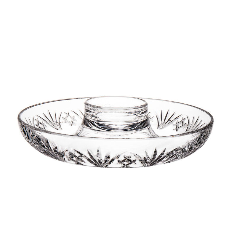 Cristal de Dublin rond Chip & Dip