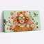 Ensemble de 1 tableau mural sur toile de style steampunk floral-130708814-130708812