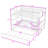 Wood Full Over Full Bunk Bed With Twin Trundle And Guardrails-343130893