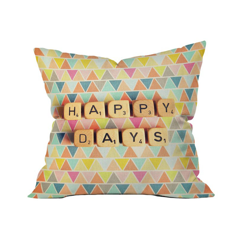 Coussin extérieur heureux days